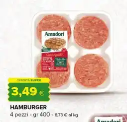 Oasi Hamburger Amadori offerta