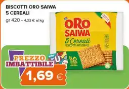 Tigre Biscotti Oro Saiwa 5 Cereali offerta