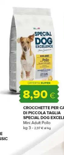 Oasi Crocchette per cani di piccola taglia Special Dog Excellence Mini Adult Pollo offerta