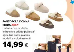 Oasi Pantofole donna moda Amix offerta