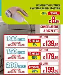 Satur Levapellecchi elettrico offerta