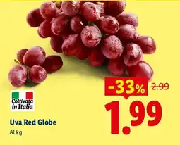 Lidl Uva Red Globe offerta