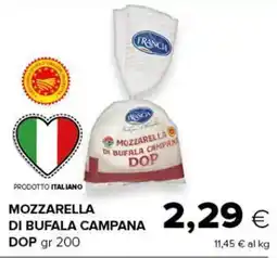 Oasi Mozzarella di bufala campana DOP offerta