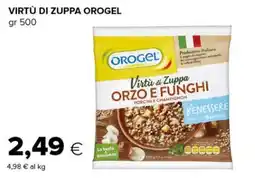 Oasi Virtù di Zuppa Orogel Orzo e Funghi offerta