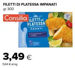 Oasi Filetti di platessa impanati Consilia offerta