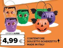 Oasi Contenitore dolcetto scherzetto offerta