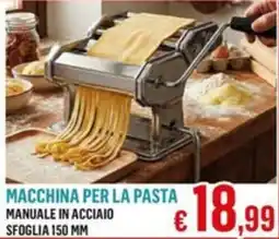 Satur Macchina per la pasta manuale in acciaio offerta