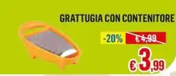 Satur Grattugia con contenitore offerta