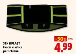 Lidl SensiPlast Fascia elastica per schiena offerta