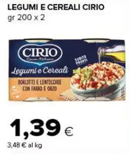 Tigre Amico Legumi e Cereali Cirio offerta