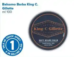 Tigre Amico Balsamo Barba King C. Gillette offerta