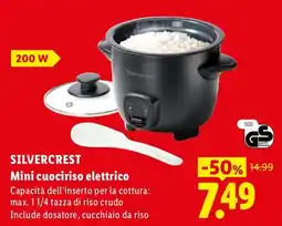 Lidl Silvercrest Mini cuociriso elettrico offerta