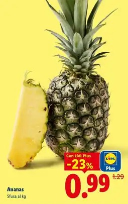 Lidl Ananas offerta