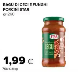 Oasi Ragù di ceci e funghi porcini Star offerta