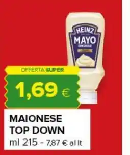 Oasi Heinz maionese top down offerta