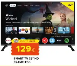 Oasi SMART TV 32" HD FRAMELESS offerta