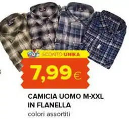 Oasi Camicia uomo in flanella offerta