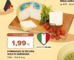 Tigre Amico Formaggio di pecora Sole di Sardegna offerta