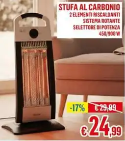Satur Stufa al carbonio offerta
