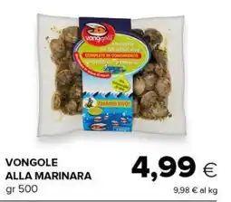 Tigre Vongole alla marinara offerta