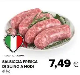 Tigre Salsiccia fresca di suino a nodi offerta