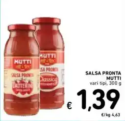 Spazio Conad Salsa Pronta Mutti offerta