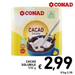 Spazio Conad Conad cacao solubile offerta