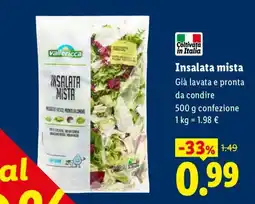 Lidl Insalata mista Vallerica offerta