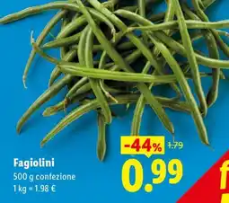 Lidl Fagiolini offerta