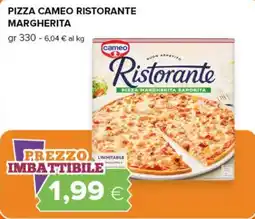 Tigre Pizza Cameo Ristorante Margherita offerta