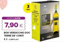 Tigre Box Verdicchio Doc Terre De' Conti offerta