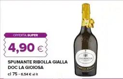 Tigre Spumante Ribolla Gialla Doc La Gioiosa offerta