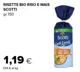 Tigre Risette bio riso e mais Scotti offerta
