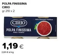 Tigre Polpa finissima Cirio offerta