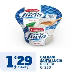 Il Punto Sigma Galbani Santa Lucia Ricotta offerta