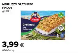 Tigre Merluzzo gratinato Findus offerta