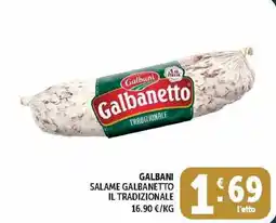 Deco Market Galbani Salame Galbanetto il tradizionale offerta