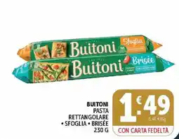 Deco Market Buitoni pasta rettangolare sfoglia brisée offerta
