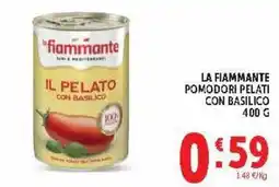 Deco Market La Fiammante pomodori pelati con basilico offerta