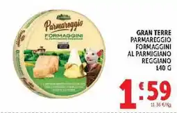 Deco Market Gran Terre Parmareggio Formaggini al Parmigiano Reggiano offerta