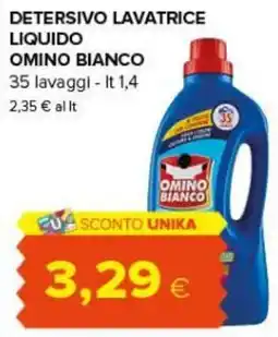 Tigre Amico Detersivo lavatrice liquido Omino Bianco offerta