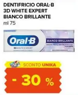 Tigre Amico Dentifricio Oral-B 3D White Expert Bianco Brillante offerta