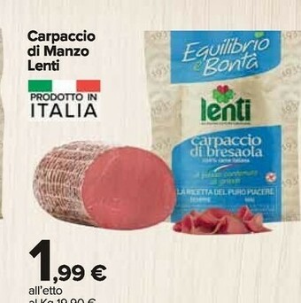 Carrefour Market Bresaola offerta