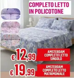 Satur Amsterdam completo letto singolo offerta