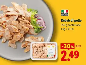 Kebab di pollo