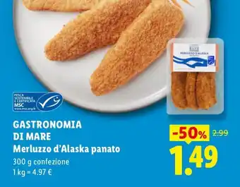 Merluzzo d'Alaska panato