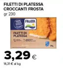 Tigre Amico Filetti di platessa croccanti frosta offerta