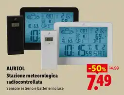 Lidl Aurion stazione meteorologica radiocontrollata offerta