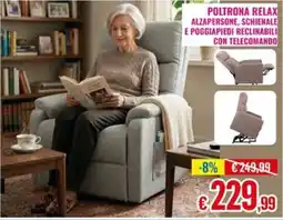 Satur Poltrona relax alzaperson offerta
