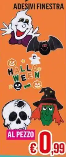 Satur Adesivi finestra Halloween offerta